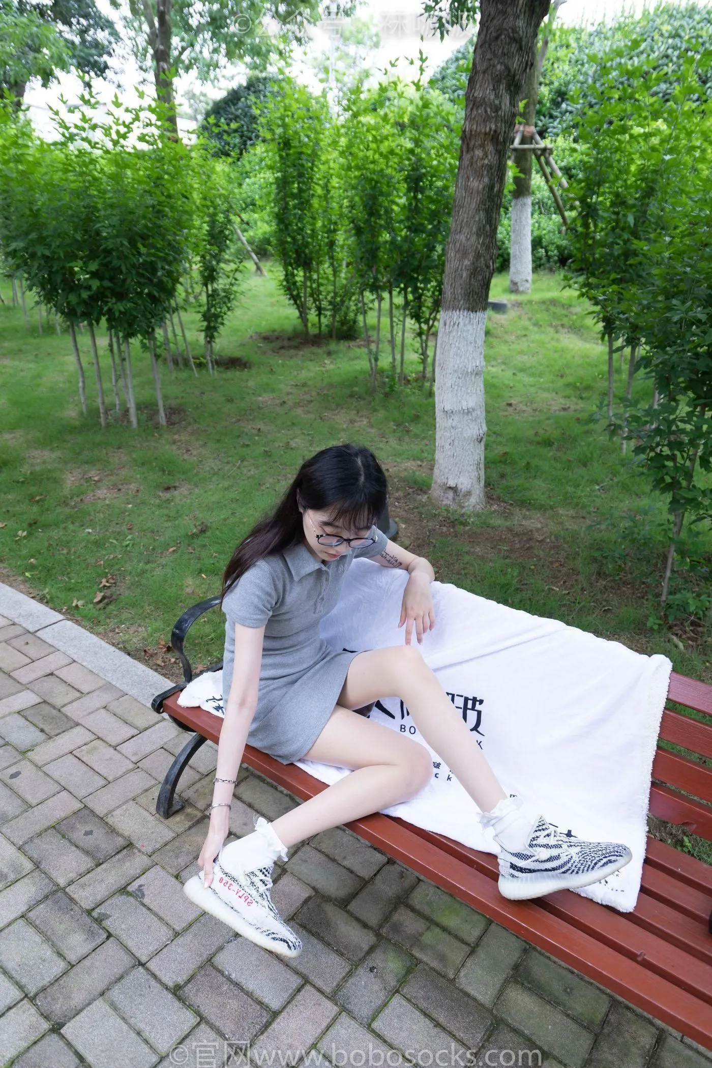 [BoBoSocks袜啵啵]NO.019 稚予-椰子、白棉袜、肉丝 [147P]插图